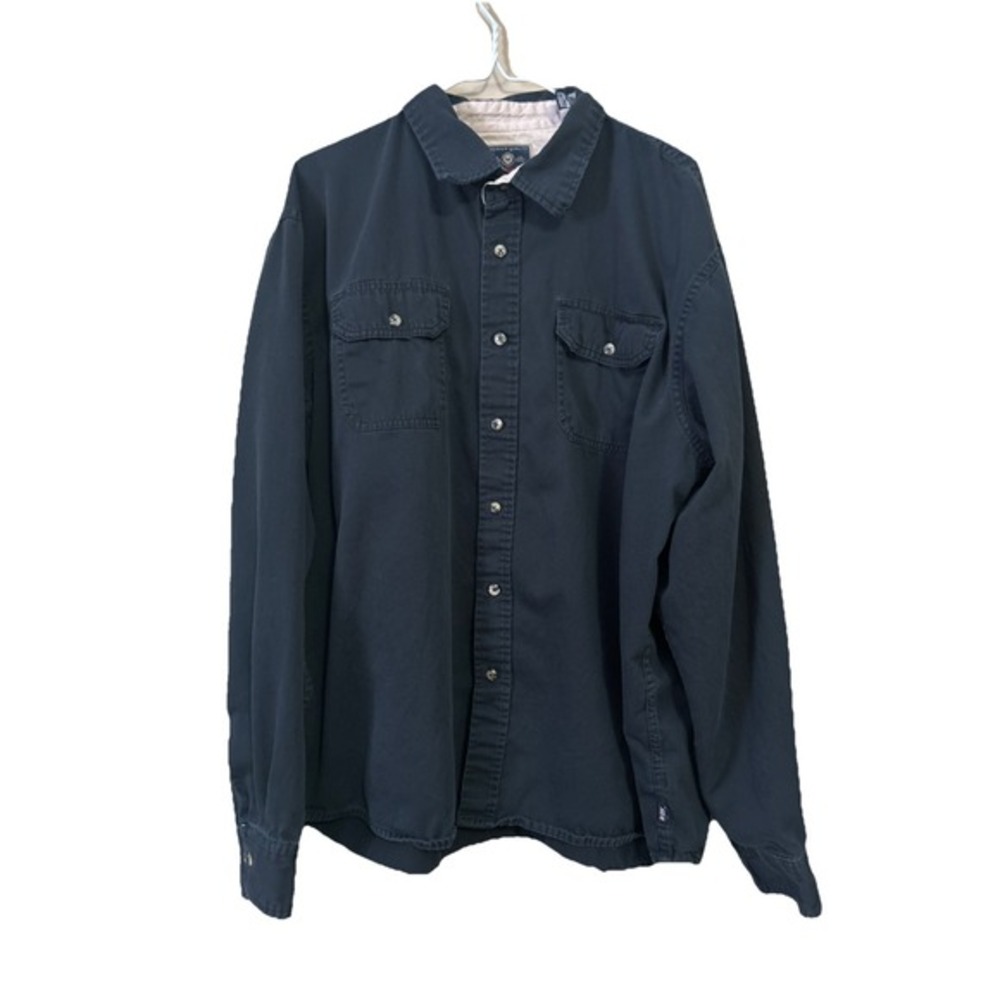 Wrangler Mens 2XL Dark Navy Heavy Cotton Denim Western RN130273 CA55394